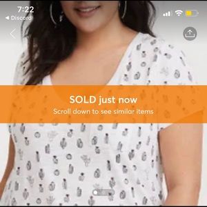 Women’s Plus Size 3X Cactus Top